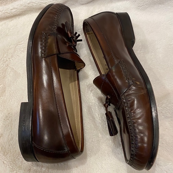 Men's Cole Haan City Pinch Slip-on HandSewn Leather Tassel Loafers Size 11 E EUC - Picture 9 of 12